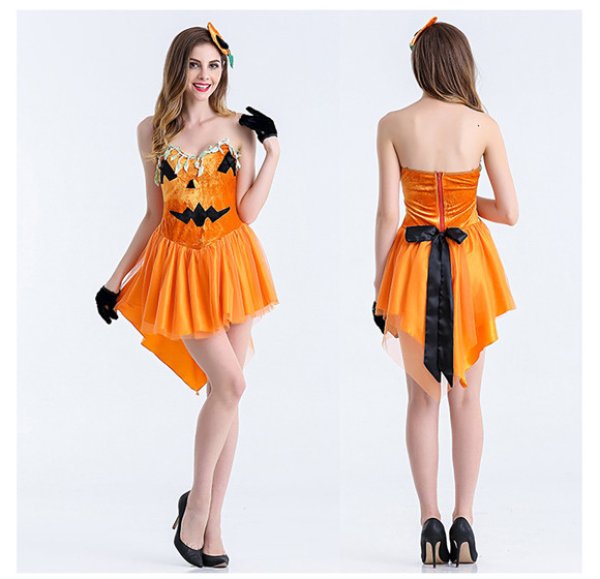 画像4: ハロウィン 衣装  コスチューム カチューシャ付 ハロウィン 仮装 コスプレ 大人用 キャラクター コスプレ衣装 cosplay 変装  パーティー  仮装 (4)