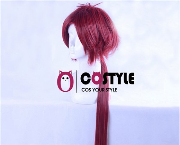 画像4: アプリ ゲーム コスプレ 耐熱 ウィッグ ネット付き 刀剣乱舞 蜻蛉切 とんぼきり wig キャラクター 二次元髪型 かつら コス レイヤーさん cosplay cos 完コス コミケ 衣装 仮装 変装 (4)