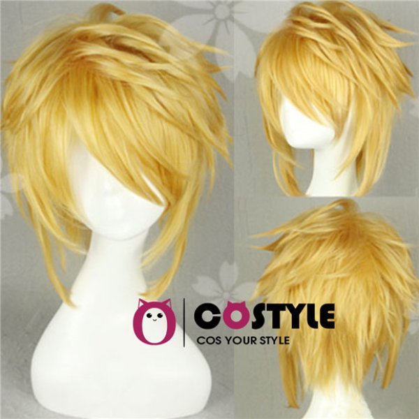 画像3: アニメ コスプレウィッグ ネット付き VOCALOID2 ボーカロイド 2 鏡音レン かがみねれん wig キャラクター 二次元髪型 かつら コス レイヤーさん cosplay cos 完コス コミケ 衣装 仮装 変装 学園祭 文化祭 (3)