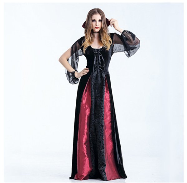 画像5: ハロウィン 衣装 魔女 魔法使い エルフ   魔法少女 ハロウィン ウィッチ 魔女 吸血鬼 コスプレ 衣装 コスチューム 大人用 レディース デビル ゾンビ 仮装 パーティー イベント クリスマス 文化祭 演劇 発表会 (5)