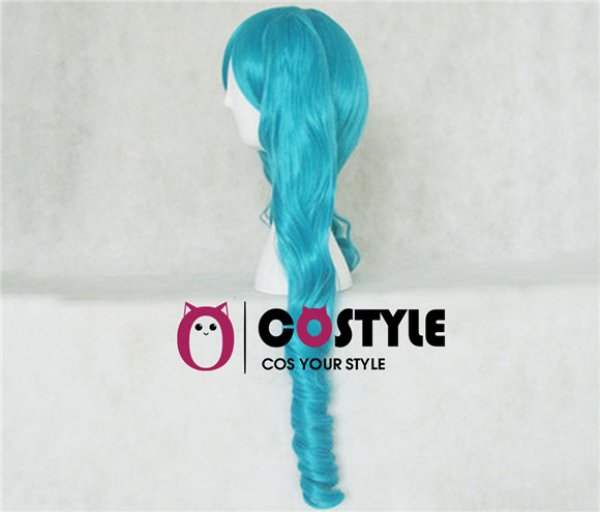 画像5: アニメ コスプレウィッグ ネット付き VOCALOID ボーカロイド 初音 ミク ハツネミク ツインテール wig キャラクター 二次元髪型 かつら コス レイヤーさん cosplay cos 完コス コミケ 衣装 仮装 変装 学園祭 文化祭 (5)