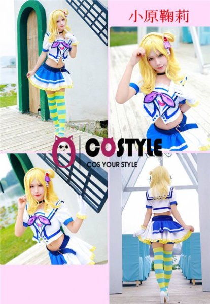 画像3: アイドル アニメ love live! ラブライブ!サンシャイン!! Aqours 青空 Jumping Heart ステージ衣装 覚醒後 スクフェス コスプレ衣装 コスチューム コス レイヤーさん cosplay cos 完コス コミケ 衣装 仮装 余興 宴会 学園祭 文化祭 (3)