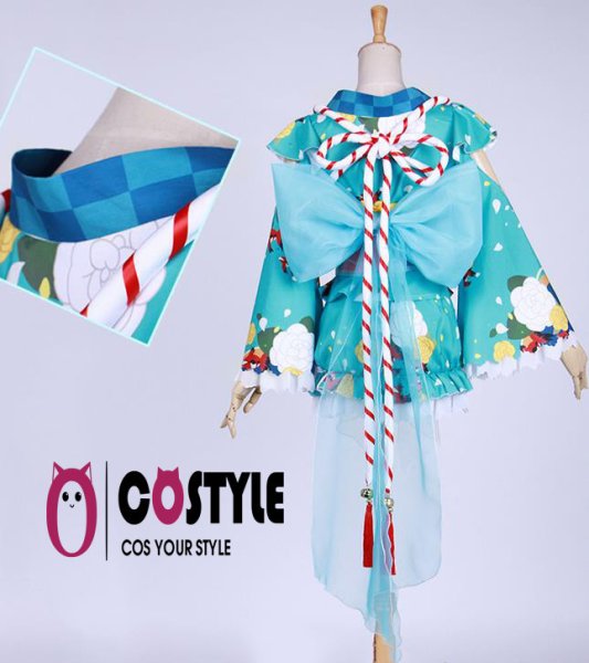 画像2: アイドル アニメ love live! ラブライブ!サンシャイン!! Aqours 浴衣編 覚醒後 スクフェス コスプレ衣装 コスチューム コス レイヤーさん cosplay cos 完コス コミケ 衣装 仮装 余興 宴会 学園祭 文化祭 (2)