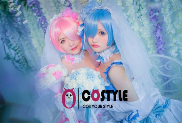 画像5: アニメ コスプレ 衣装 Re:ゼロから始める異世界生活 リゼロ ラム レム ウェディングドレス 漫画 キャラクター コスプレ衣装 コスチューム コス レイヤーさん cosplay cos 完コス コミケ 衣装 仮装 学園祭 文化祭 大人用 (5)