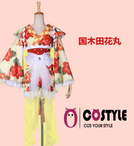 画像4: アイドル アニメ love live! ラブライブ!サンシャイン!! Aqours 浴衣編 覚醒後 スクフェス コスプレ衣装 コスチューム コス レイヤーさん cosplay cos 完コス コミケ 衣装 仮装 余興 宴会 学園祭 文化祭 (4)