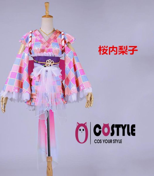 画像6: アイドル アニメ love live! ラブライブ!サンシャイン!! Aqours 浴衣編 覚醒後 スクフェス コスプレ衣装 コスチューム コス レイヤーさん cosplay cos 完コス コミケ 衣装 仮装 余興 宴会 学園祭 文化祭 (6)