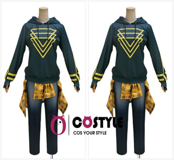 画像2: アプリ ゲーム コスプレ 衣装 A3! エースリー 夏組 斑鳩三角 (いかるがみすみ) コスプレ衣装 コスチューム コス レイヤーさん cosplay cos 完コス コミケ 衣装 仮装 学園祭 文化祭 (2)