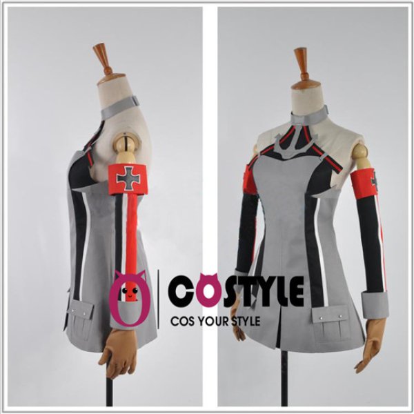 画像3: ゲーム コスプレ 衣装 艦隊これくしょん 艦これ ビスマルク Bismarck級 1番艦 戦艦 艦娘 アニメ キャラクター コスプレ衣装 コスチューム コス レイヤーさん cosplay cos 完コス コミケ 衣装 仮装 (3)