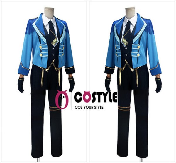 画像3: アニメ ゲーム コスプレ 衣装 ツキウタ。 皐月葵(さつきあおい) ステージ衣装  コスプレ衣装 コスチューム コス レイヤーさん cosplay コミケ 衣装 仮装 学園祭 文化祭 大人用 (3)