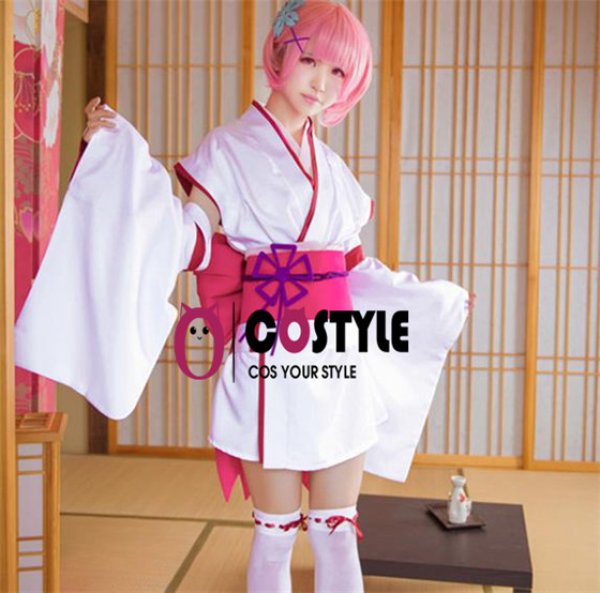 画像9: アニメ コスプレ 衣装 Re:ゼロから始める異世界生活 リゼロ ラム レム 巫女 着物 和装 メイド 漫画 キャラクター コスプレ衣装 コスチューム コス レイヤーさん cosplay cos 完コス コミケ 衣装 仮装 学園祭 文化祭 大人用 大きいサイズ (9)