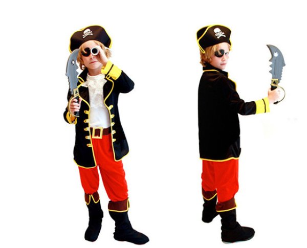 画像5: 【6点セット】ハロウィン 衣装 海賊 パイレーツ 船長 子供 キャラクター 男の子 子供服 ハロウィーン halloween 仮装 キッズ ジュニア 男児 コスプレ コスチューム ダンス衣装 学芸会 演劇 発表会 パーティー イベント (5)