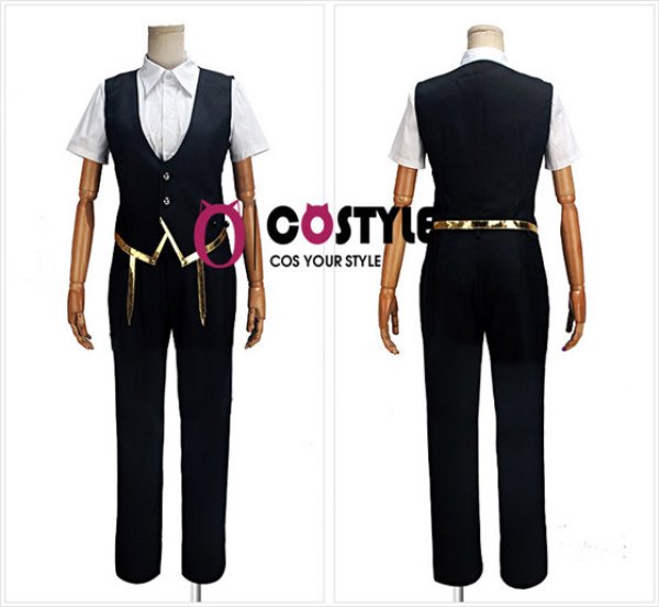 画像4: アニメ ゲーム コスプレ 衣装 ツキウタ。 皐月葵(さつきあおい) ステージ衣装  コスプレ衣装 コスチューム コス レイヤーさん cosplay コミケ 衣装 仮装 学園祭 文化祭 大人用 (4)