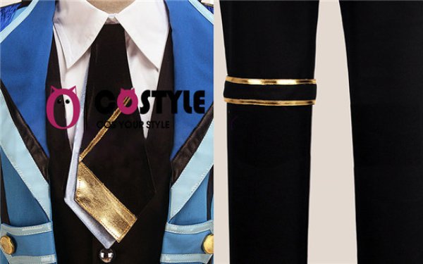 画像6: アニメ ゲーム コスプレ 衣装 ツキウタ。 皐月葵(さつきあおい) ステージ衣装  コスプレ衣装 コスチューム コス レイヤーさん cosplay コミケ 衣装 仮装 学園祭 文化祭 大人用 (6)