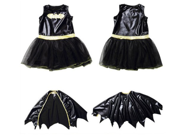 画像5: 4点セット】ハロウィン 衣装 子供 バッドマン スーパー ヒーロー アメコミ アメキャラ デビル ワンピース マント 仮面 ブラック 女の子 子供服 ハロウィーン halloween 仮装 キッズ ジュニア 女児 コスプレ コスチューム ダンス衣装 学芸会 演劇 発表会 パーティー  (5)