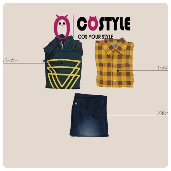 画像8: アプリ ゲーム コスプレ 衣装 A3! エースリー 夏組 斑鳩三角 (いかるがみすみ) コスプレ衣装 コスチューム コス レイヤーさん cosplay cos 完コス コミケ 衣装 仮装 学園祭 文化祭 (8)