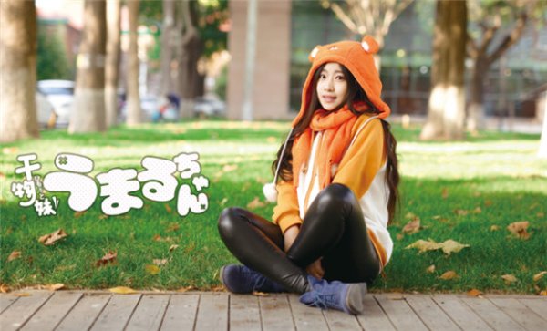 画像2: アニメ コスプレ 干物妹!うまるちゃん 土間埋 どまうまる ハムスター 3点セット 耳付き パーカー 帽子 マフラー コスプレ衣装 コスチューム コス レイヤーさん cosplay cos 完コス コミケ 衣装 仮装 学園祭 文化祭 パーティー ハロウィン 大人用 (2)