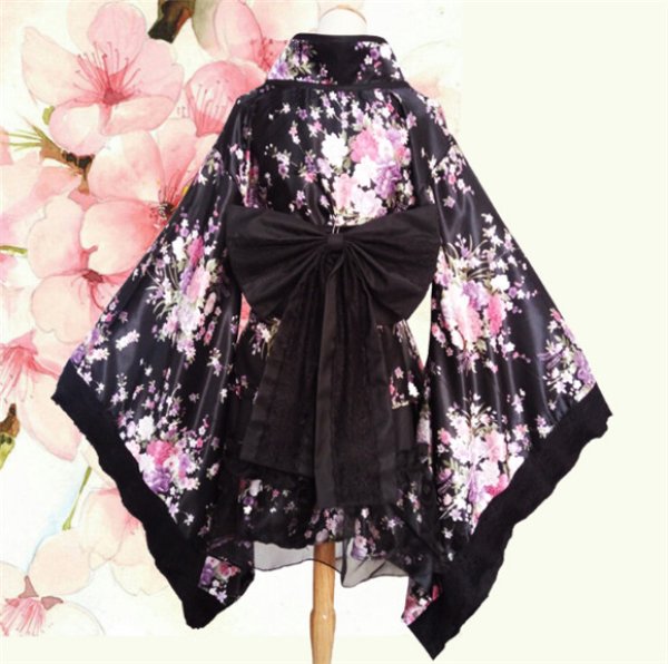 画像2: 和装 コスプレ 着物 花魁 和服 浴衣 巫女 着物ドレス セクシー メイド ロリータ lolita 和服 メイド レディース 女性 大人用 発表会 舞台 パーティー ハロウィン 衣装 仮装 コスチューム コス 大きいサイズ (2)