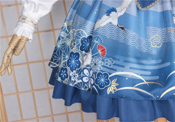 画像3: アニメ コスプレ 衣装 刀剣乱舞 とうけんらんぶ ONLINE 鶴丸国永 つるまるくになが 太刀   キャラクター コスプレ衣装 コスチューム コス レイヤーさん cosplay cos 完コス コミケ 衣装 仮装 学園祭 文化祭 大人用 (3)