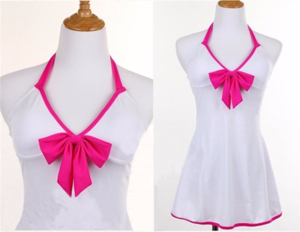 画像2: ゲーム アプリ コスプレ 衣装 Fate/Grand Order マシュ キリエライト 水着 ビキニ sexy セクシー コスプレ衣装 ドレス コスチューム コス レイヤーさん cosplay cos 完コス コミケ 衣装 仮装  学園祭 文化祭 大人用 (2)