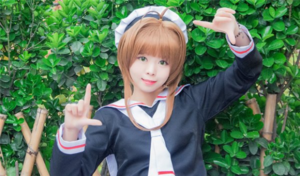画像3: アニメ コスプレ 衣装 カードキャプターさくら CCさくら 木之本桜 きのもとさくら 友枝小学校 女子 制服 冬服 長袖 女性 大人用 コスチューム コス レイヤーさん cosplay cos 完コス コミケ 衣装 仮装 学園祭 文化祭 (3)