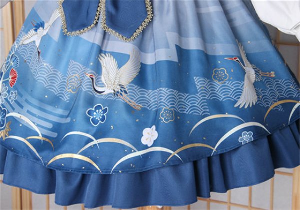 画像4: アニメ コスプレ 衣装 刀剣乱舞 とうけんらんぶ ONLINE 鶴丸国永 つるまるくになが 太刀   キャラクター コスプレ衣装 コスチューム コス レイヤーさん cosplay cos 完コス コミケ 衣装 仮装 学園祭 文化祭 大人用 (4)