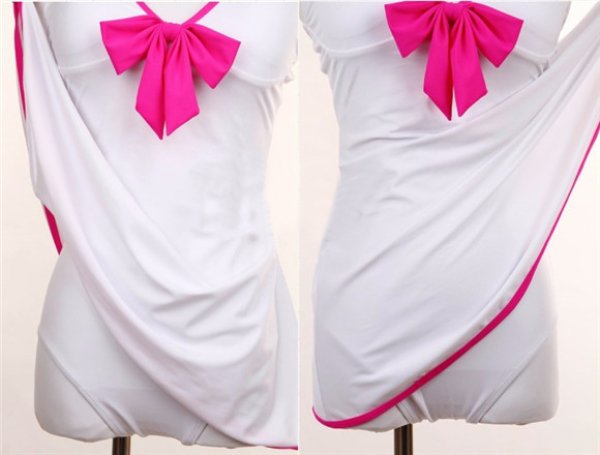 画像3: ゲーム アプリ コスプレ 衣装 Fate/Grand Order マシュ キリエライト 水着 ビキニ sexy セクシー コスプレ衣装 ドレス コスチューム コス レイヤーさん cosplay cos 完コス コミケ 衣装 仮装  学園祭 文化祭 大人用 (3)