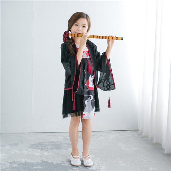 画像2: ワンピース メイド ゴシック クラシカル  レディース 女性 子供用 発表会 舞台 パーティー ハロウィン 衣装 仮装 コスチューム コスプレ コス ロリータファッション (2)