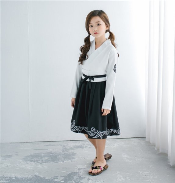 画像5: ワンピース メイド ゴシック クラシカル  レディース 女性 子供用 発表会 舞台 パーティー ハロウィン 衣装 仮装 コスチューム コスプレ コス ロリータファッション (5)