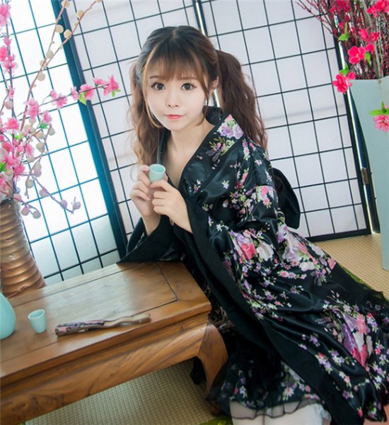 画像5: 和装 コスプレ 着物 花魁 和服 浴衣 巫女 着物ドレス セクシー メイド ロリータ lolita 和服 メイド レディース 女性 大人用 発表会 舞台 パーティー ハロウィン 衣装 仮装 コスチューム コス 大きいサイズ (5)