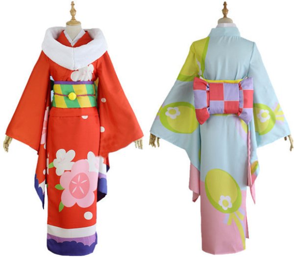 画像2: アニメ 漫画 コスプレ 衣装 小林さんちのメイドラゴン 着物 和装 カンナカムイ トール カンナ コスプレ衣装 ドレス コスチューム コス レイヤーさん cosplay cos 完コス コミケ 衣装 仮装  学園祭 文化祭 大人用 (2)