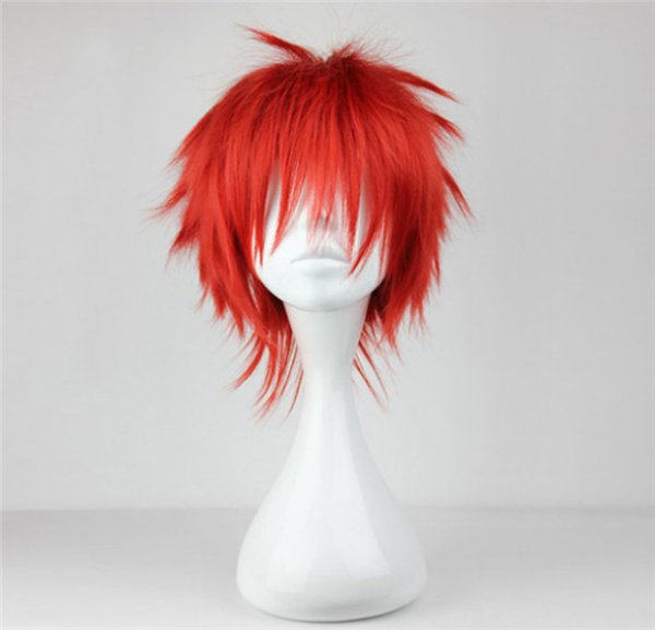 画像2: 送料無料 アニメ コスプレ ウィッグ ネット付き 黒子のバスケ 赤司征十郎 あかしせいじゅうろう  wig キャラクター 二次元髪型 かつら コス レイヤーさん cosplay cos 完コス コミケ 衣装 仮装 変装 学園祭 文化祭 (2)