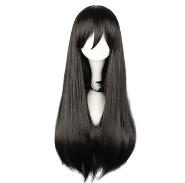 画像2: アニメ コスプレウィッグ ネット付き カゲロウプロジェクト 楯山文乃 wig キャラクター 二次元髪型 かつら コス レイヤーさん cosplay cos 完コス コミケ 衣装 仮装 変装 学園祭 文化祭 (2)