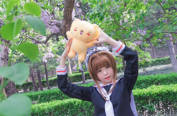 画像4: アニメ コスプレ 衣装 カードキャプターさくら CCさくら 木之本桜 きのもとさくら 友枝小学校 女子 制服 冬服 長袖 女性 大人用 コスチューム コス レイヤーさん cosplay cos 完コス コミケ 衣装 仮装 学園祭 文化祭 (4)