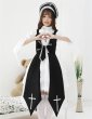 画像9: ロリータ　lolita　ワンピース　メイド　ゴシック クラシカル　 レディース　女性　大人用　発表会　舞台　パーティー　ハロウィン 衣装　仮装　コスチューム コスプレ コス　ロリータファッション　lolitafashion (9)