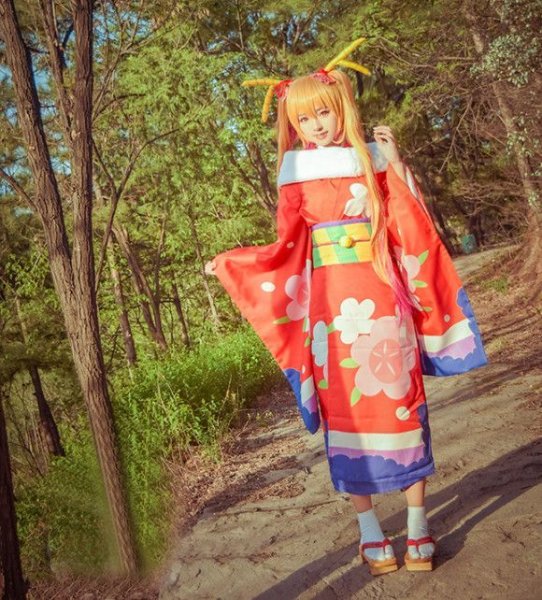 画像10: アニメ 漫画 コスプレ 衣装 小林さんちのメイドラゴン 着物 和装 カンナカムイ トール カンナ コスプレ衣装 ドレス コスチューム コス レイヤーさん cosplay cos 完コス コミケ 衣装 仮装  学園祭 文化祭 大人用 (10)