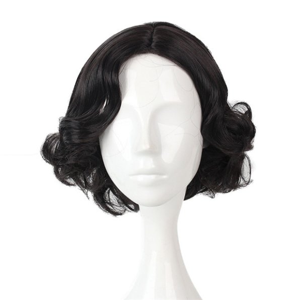 画像2: アニメ コスプレウィッグ ネット付き  白雪姫 wig キャラクター 二次元髪型 かつら コス レイヤーさん cosplay cos 完コス コミケ 衣装 仮装 変装 学園祭 文化祭 (2)