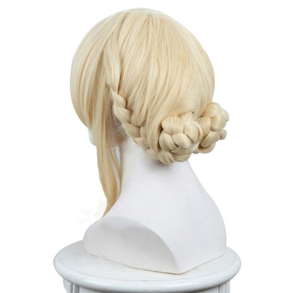 画像3: 送料無料 アニメ コスプレウィッグ ネット付き ヴァイオレット・エヴァーガーデン ヴァイオレット・エヴァーガーデン wig キャラクター 二次元髪型 かつら コス レイヤーさん cosplay cos 完コス コミケ 衣装 仮装 変装 学園祭 文化祭 (3)