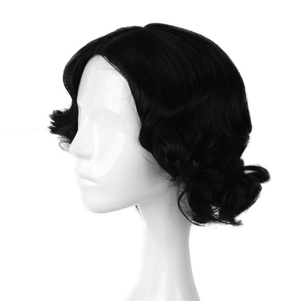 画像3: アニメ コスプレウィッグ ネット付き  白雪姫 wig キャラクター 二次元髪型 かつら コス レイヤーさん cosplay cos 完コス コミケ 衣装 仮装 変装 学園祭 文化祭 (3)
