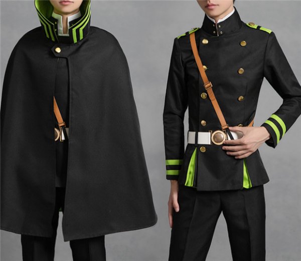 画像5: アニメ コスプレ 終わりのセラフ 百夜優一郎 ひゃくやゆういちろう コスプレ衣装 コスチューム コス レイヤーさん cosplay cos 完コス コミケ 衣装 仮装 学園祭 文化祭 パーティー ハロウィン 大人用 大きいサイズ (5)