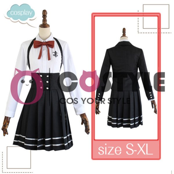 画像4: アニメ コスプレ衣装 ニューダンガンロンパV3  白銀つむぎ しろがねつむぎ 超高校級のコスプレイヤー コスチューム コス レイヤーさん cosplay cos 完コス コミケ 衣装 仮装 学園祭 文化祭 (4)