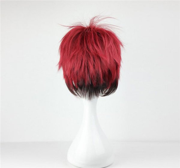 画像3: 送料無料 アニメ コスプレ ウィッグ ネット付き 黒子のバスケ 火神大我 かがみたいが  wig キャラクター 二次元髪型 かつら コス レイヤーさん cosplay cos 完コス コミケ 衣装 仮装 変装 学園祭 文化祭 (3)