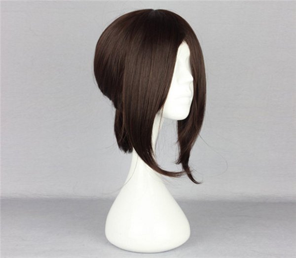 画像3: 送料無料 アニメ コスプレ ウィッグ ネット付き 進撃の巨人 ハンジ・ゾエ wig キャラクター 二次元髪型 かつら コス レイヤーさん cosplay cos 完コス コミケ 衣装 仮装 変装 学園祭 文化祭 (3)