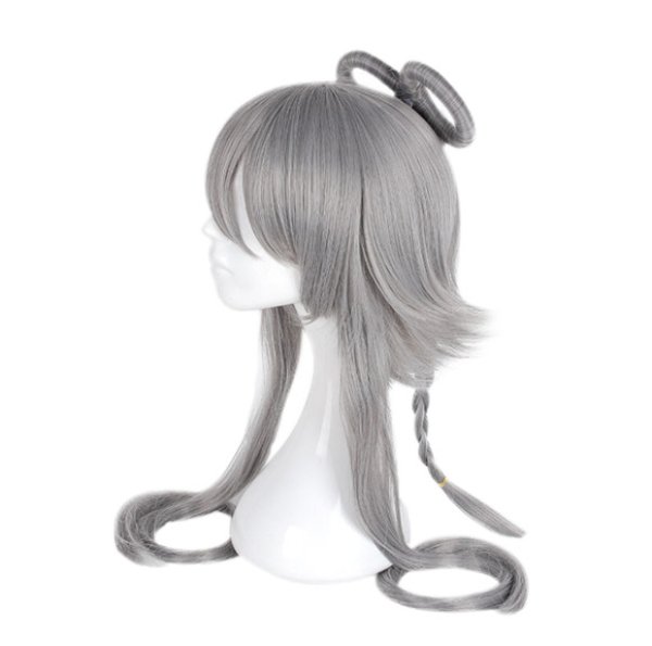画像3: 送料無料 アニメ コスプレウィッグ ネット付き VOCALOID CHINA PROJECT 洛天依 ルオティエンイ LUO TIANYI ボーカロイド wig キャラクター 二次元髪型 かつら コス レイヤーさん cosplay cos 完コス コミケ 衣装 仮装 変装 学園祭 文化祭 (3)