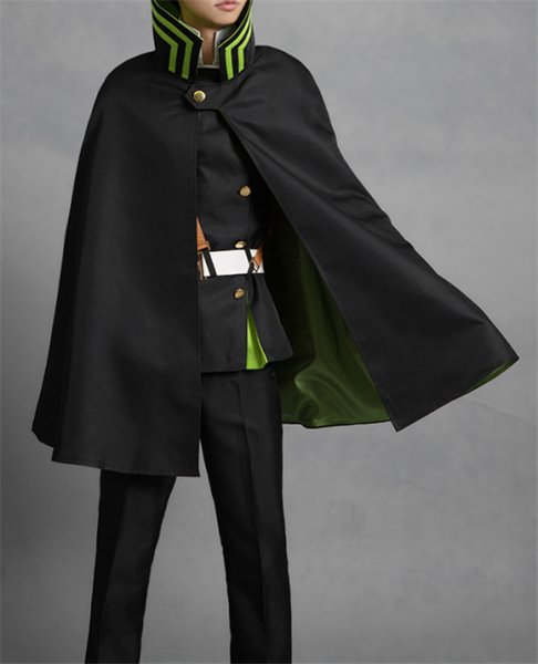 画像6: アニメ コスプレ 終わりのセラフ 百夜優一郎 ひゃくやゆういちろう コスプレ衣装 コスチューム コス レイヤーさん cosplay cos 完コス コミケ 衣装 仮装 学園祭 文化祭 パーティー ハロウィン 大人用 大きいサイズ (6)