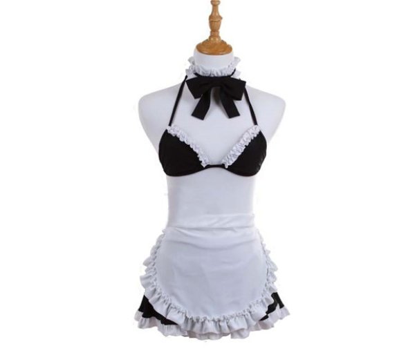 画像9: ゲーム アプリ コスプレ 衣装 Fate/Grand Order メイド オルタ 水着 ビキニ sexy セクシー コスプレ衣装 ドレス コスチューム コス レイヤーさん cosplay cos 完コス コミケ 衣装 仮装  学園祭 文化祭 大人用 (9)