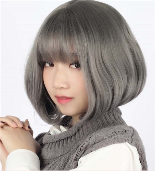 画像3: 送料無料 ロリータ コスプレ 耐熱 ウィッグ ネット付き wig キャラクター 二次元髪型　かつら　コス レイヤーさん　cosplay　cos　完コス　コミケ 衣装　仮装　変装　学園祭　文化祭 (3)