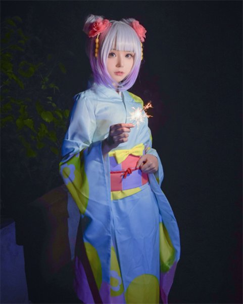 画像13: アニメ 漫画 コスプレ 衣装 小林さんちのメイドラゴン 着物 和装 カンナカムイ トール カンナ コスプレ衣装 ドレス コスチューム コス レイヤーさん cosplay cos 完コス コミケ 衣装 仮装  学園祭 文化祭 大人用 (13)