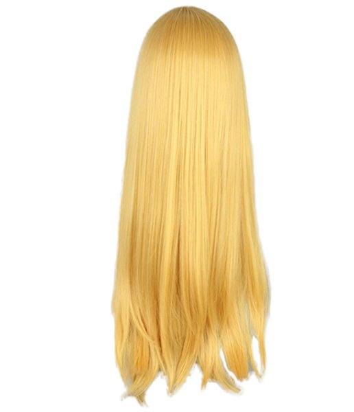 画像4: 送料無料 アニメ コスプレ ウィッグ ネット付き 進撃の巨人 クリスタ・レンズ wig キャラクター 二次元髪型　かつら　コス レイヤーさん　cosplay　cos　完コス　コミケ 衣装　仮装　変装　学園祭　文化祭 (4)