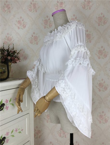 画像5: オフショルダー ロリータ ワンピース ロリータファッション lolita 清楚系 お嬢様 姫 デート服 女性 女子 レディース 大人用 (5)