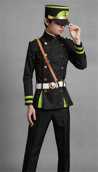 画像8: アニメ コスプレ 終わりのセラフ 百夜優一郎 ひゃくやゆういちろう コスプレ衣装 コスチューム コス レイヤーさん cosplay cos 完コス コミケ 衣装 仮装 学園祭 文化祭 パーティー ハロウィン 大人用 大きいサイズ (8)